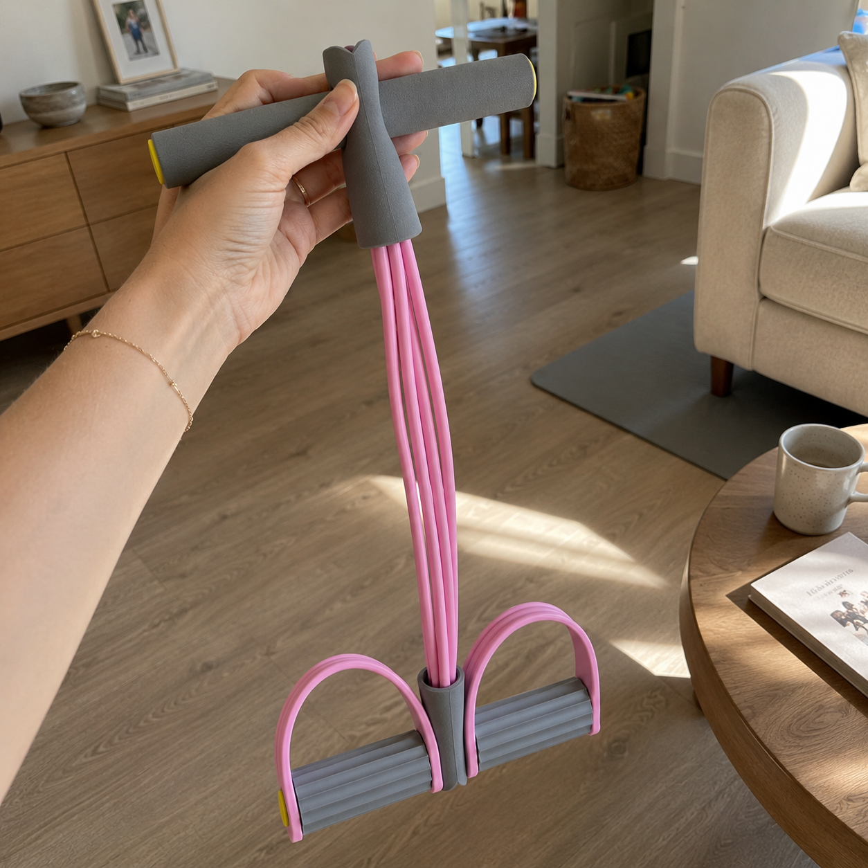 Compact fitnessapparaat voor thuis